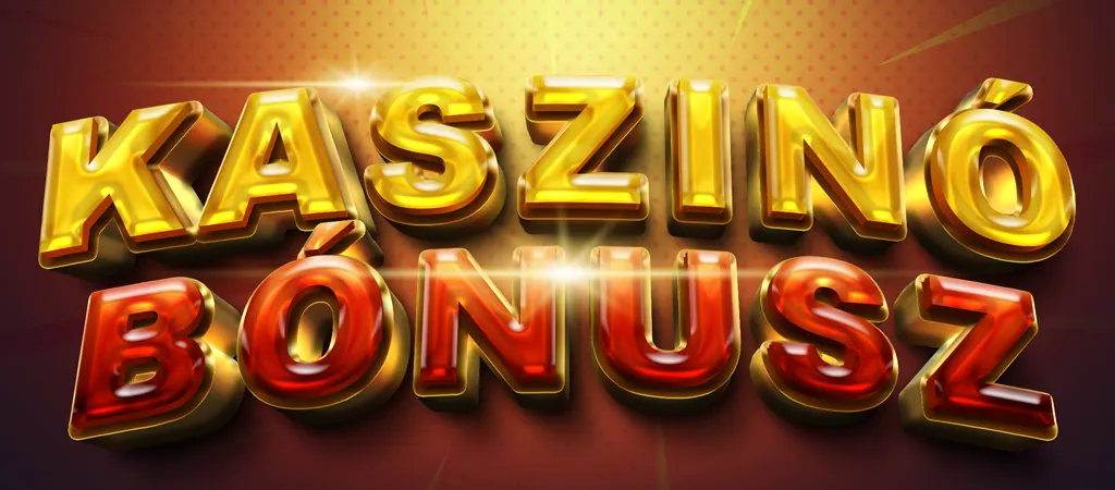Befizetés nélküli bónusz online kaszinó játékokhoz színes felirat és háttér