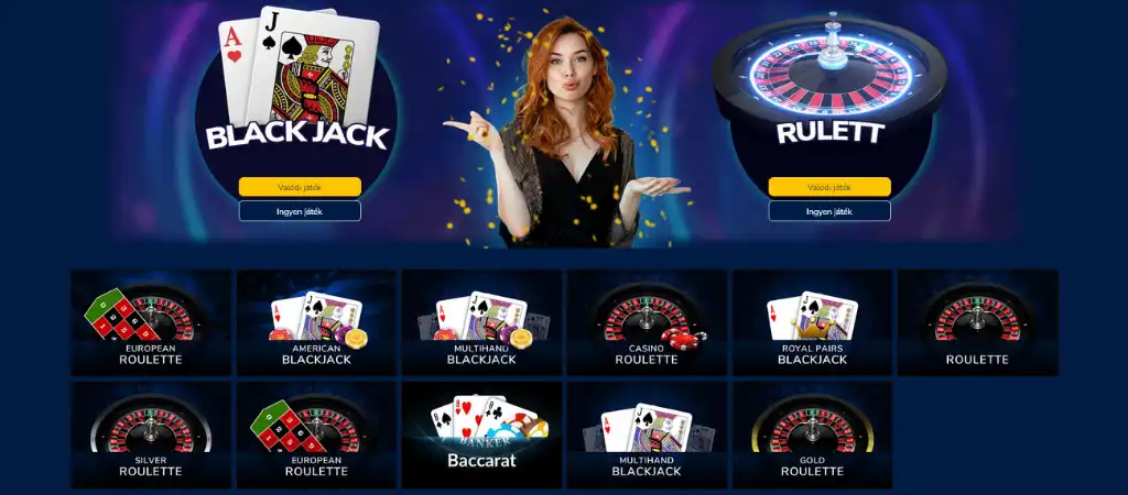 Grand Casino online asztali j&aacute;t&eacute;k k&iacute;n&aacute;lat, blackjack &eacute;s rulett asztalok virtu&aacute;lis v&aacute;ltozatai, eleg&aacute;ns kaszin&oacute; diz&aacute;jnnal &eacute;s val&oacute;di oszt&oacute;s &eacute;lm&eacute;nnyel
