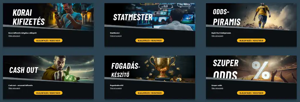 TippmixPro online sportfogad&aacute;s b&oacute;nusz prom&oacute;ci&oacute;k, korai kifizet&eacute;s, odds piramis, cash out &eacute;s tov&aacute;bbi extra funkci&oacute;k a fogad&oacute;k sz&aacute;m&aacute;ra