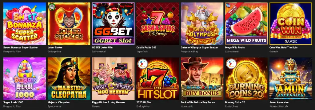 GGbet casino nyerőg&eacute;pek &eacute;s slot j&aacute;t&eacute;kok magyar j&aacute;t&eacute;kosok sz&aacute;m&aacute;ra
