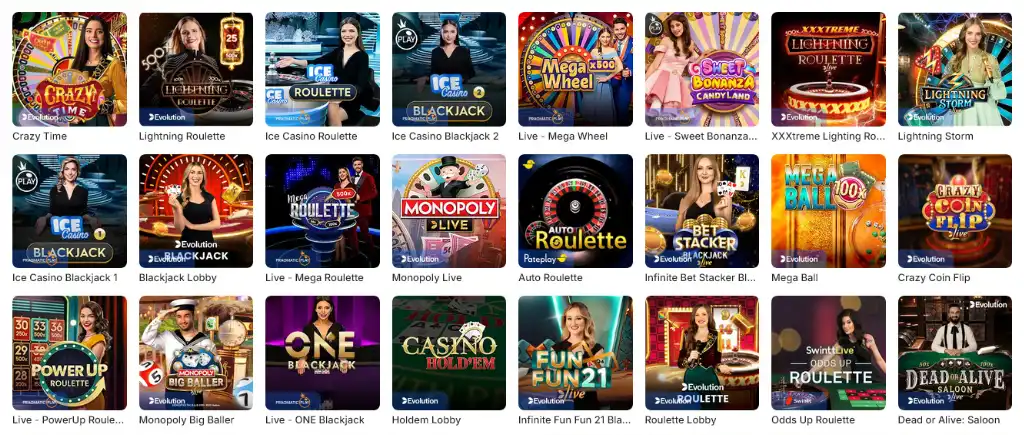 Ice Casino &eacute;lő kaszin&oacute; j&aacute;t&eacute;kok, rulett, blackjack, p&oacute;ker &eacute;s showműsorok magyar j&aacute;t&eacute;kosoknak