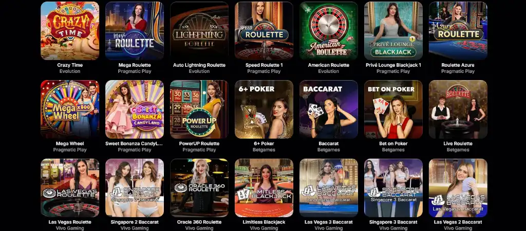 &Eacute;lő rulett, blackjack &eacute;s baccarat v&aacute;laszt&eacute;k, &eacute;lő j&aacute;t&eacute;kok leg&aacute;lis magyar online kaszin&oacute;ban