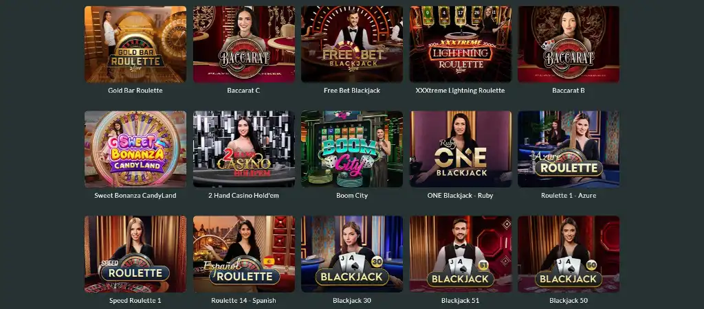 Lemon Casino &eacute;lő kaszin&oacute; j&aacute;t&eacute;kok, rulett, blackjack, baccarat &eacute;s val&oacute;s idejű asztali j&aacute;t&eacute;kok
