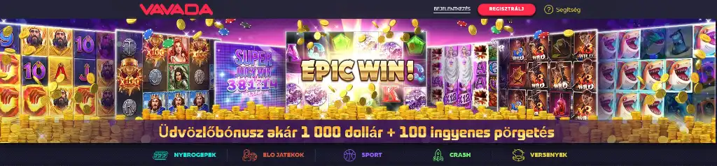 Vavada &uuml;dv&ouml;zlő b&oacute;nusz ak&aacute;r 1000 doll&aacute;r &eacute;s 100 ingyenes p&ouml;rget&eacute;s