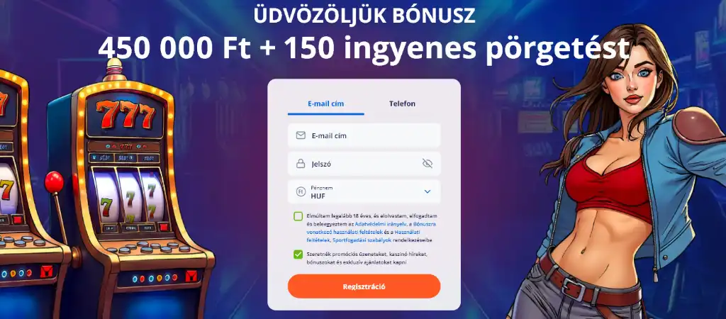 Vulkan Vegas online casino regisztr&aacute;ci&oacute;s b&oacute;nusz 450 000 Ft &eacute;s 150 ingyenes p&ouml;rget&eacute;s aj&aacute;nlattal