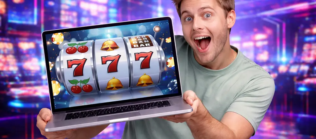 F&eacute;rfi laptopon nyerőg&eacute;pet mutat, free spin &eacute;s ingyen p&eacute;nz lehetős&eacute;g online kaszin&oacute;ban