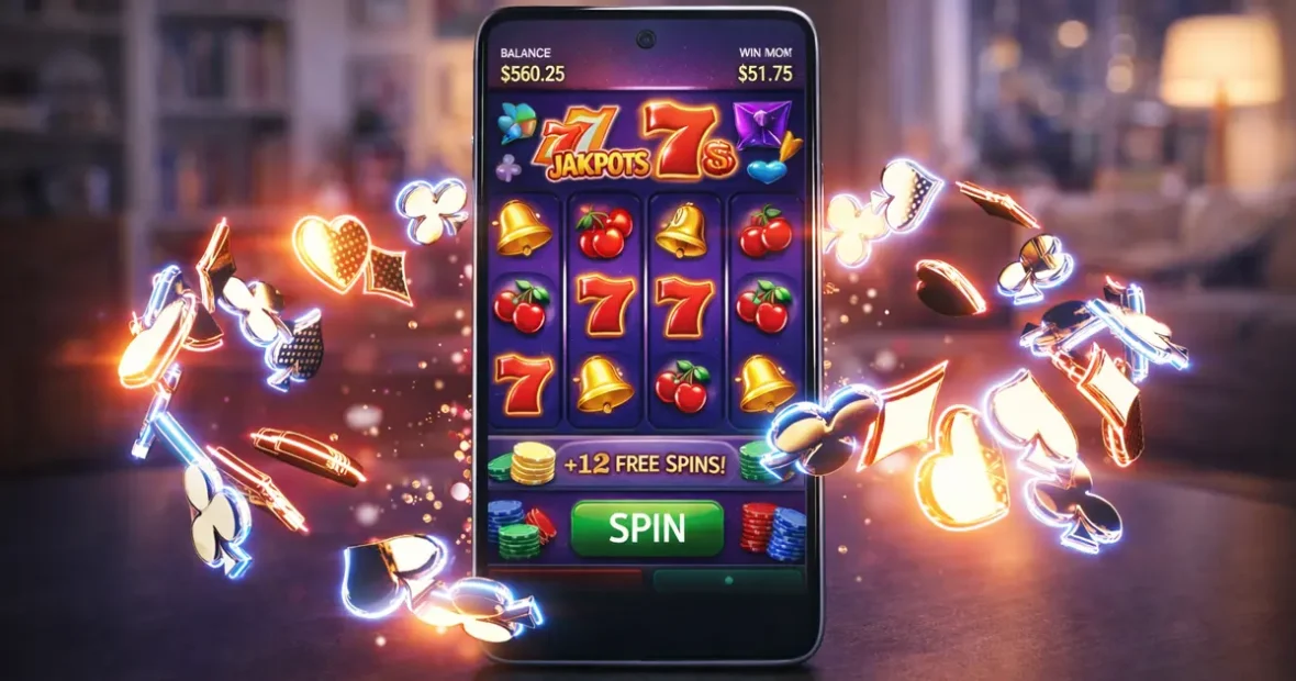 Külföldi online kaszinó jelentése mobilon játszható nyerőgépekkel és free spin bónusszal